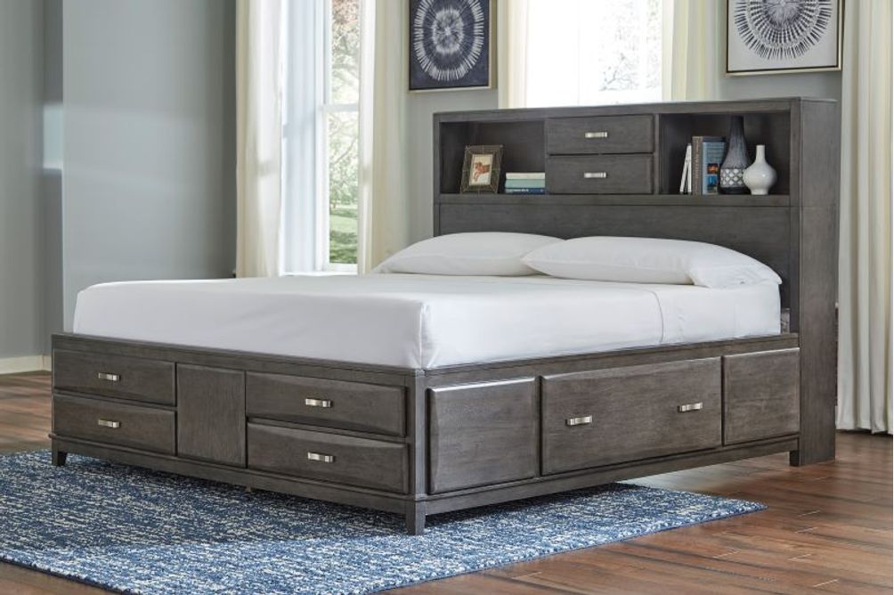 Signature Design by Ashley Caitbrook Queen Storage Bed - Sample Room View