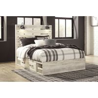 Signature Design by Ashley Cambeck Queen Panel Bed with Storage - Sample Room View