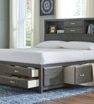 Signature Design by Ashley Caitbrook King Storage Bed - Open Drawers View