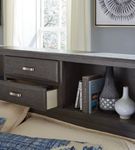 Signature Design by Ashley Caitbrook King Storage Bed - Headboard Shelves and Drawers