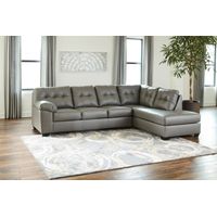 Signature Design by Ashley Donlen-Gray 2-Piece Sectional with Chaise- Sample Room View