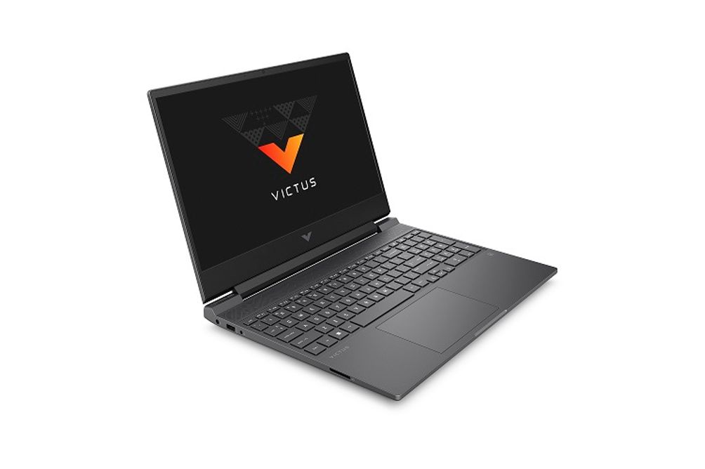 HP 15.6 Inch Victus Ryzen 5-5600H Gaming Laptop - Side Angle View