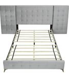 Elements Emma 4-Piece King Bedroom Bundle - Wall Bed and Slats