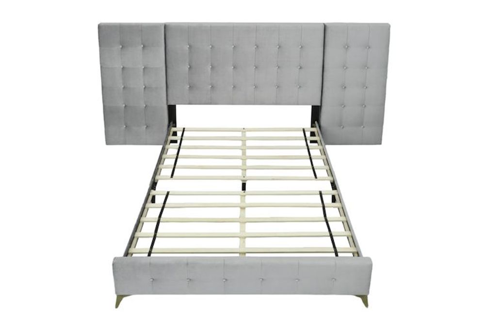 Elements Emma 4-Piece King Bedroom Bundle - Wall Bed and Slats