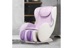Living Essentials Shiatsu Full Body Massage Chair and Recliner Purple - Sample Room View