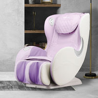 Living Essentials Shiatsu Full Body Massage Chair and Recliner Purple - Sample Room View