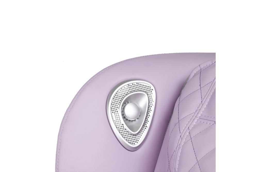 Living Essentials Shiatsu Full Body Massage Chair and Recliner Purple - Bluetooth Speaker
