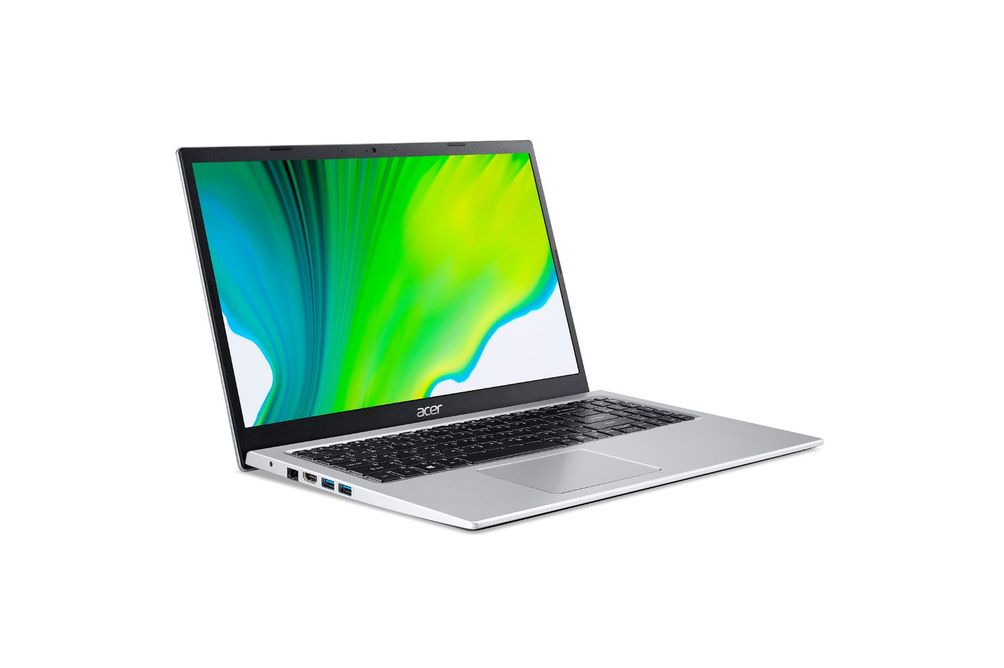 Acer 15.6 Inch Aspire 3 Intel Celeron N4500 Laptop - Side Angle View