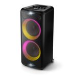 Philips TAX52067/37 Portable Bluetooth Party Speaker with Dual Woofers - Side Angle View