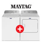 Maytag 4.5 Cu. Ft. Top Load Washer + 7.0 Cu. Ft. Electric Dryer Bundle