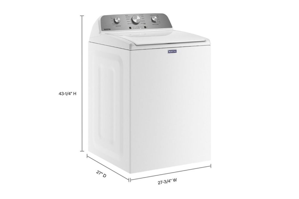 Maytag 4.5 Cu. Ft. Top Load Washer - Dimensions