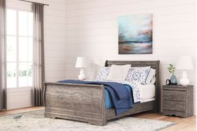 Signature Design by Ashley Bayzor 7-Piece Queen Bedroom Set- Bed and Nightstands Sample Room View