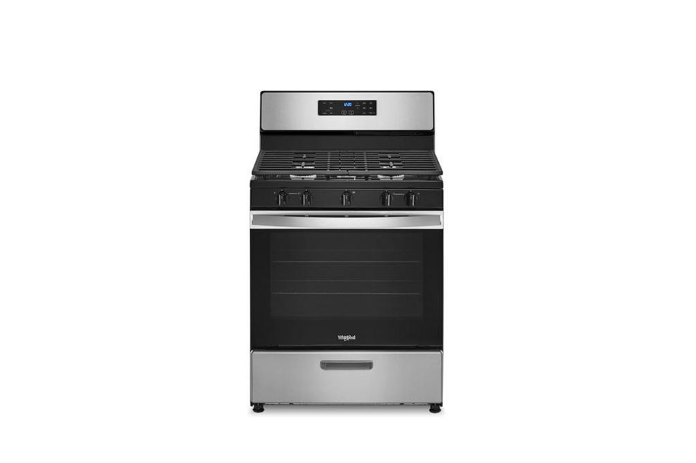 Whirlpool Stainless 5.1 Cu. Ft. Freestanding Gas Range with Edge to Edge Cooktop