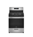 Whirlpool Stainless 5.1 Cu. Ft. Freestanding Gas Range with Edge to Edge Cooktop