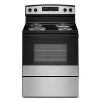 Amana Stainless 4.8 Cu. Ft. 30 Inch Electric Range with Bake Assist Temps