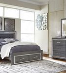 Signature Design by Ashley Lodanna 6-Piece King Storage Bedroom Set- Sample Room View