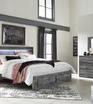 Signature Design by Ashley Baystorm 7-Piece King Panel Storage Bedroom Set - Sample Room View