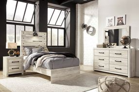 Signature Design by Ashley Cambeck 6-Piece Twin Panel Bedroom Set - Sample Room View