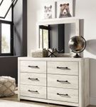 Signature Design by Ashley Cambeck 6-Piece Twin Panel Bedroom Set - Dresser and Mirror