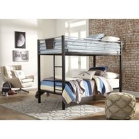 Signature Design by Ashley Dinsmore Twin Over Twin Bunk Bed and Mattress Set - Sample Room View