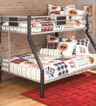 Signature Design by Ashley Dinsmore Twin Over Full Bunk Bed and Mattress Set - Sample Room View