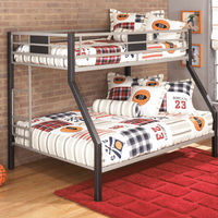 Signature Design by Ashley Dinsmore Twin Over Full Bunk Bed and Mattress Set - Sample Room View