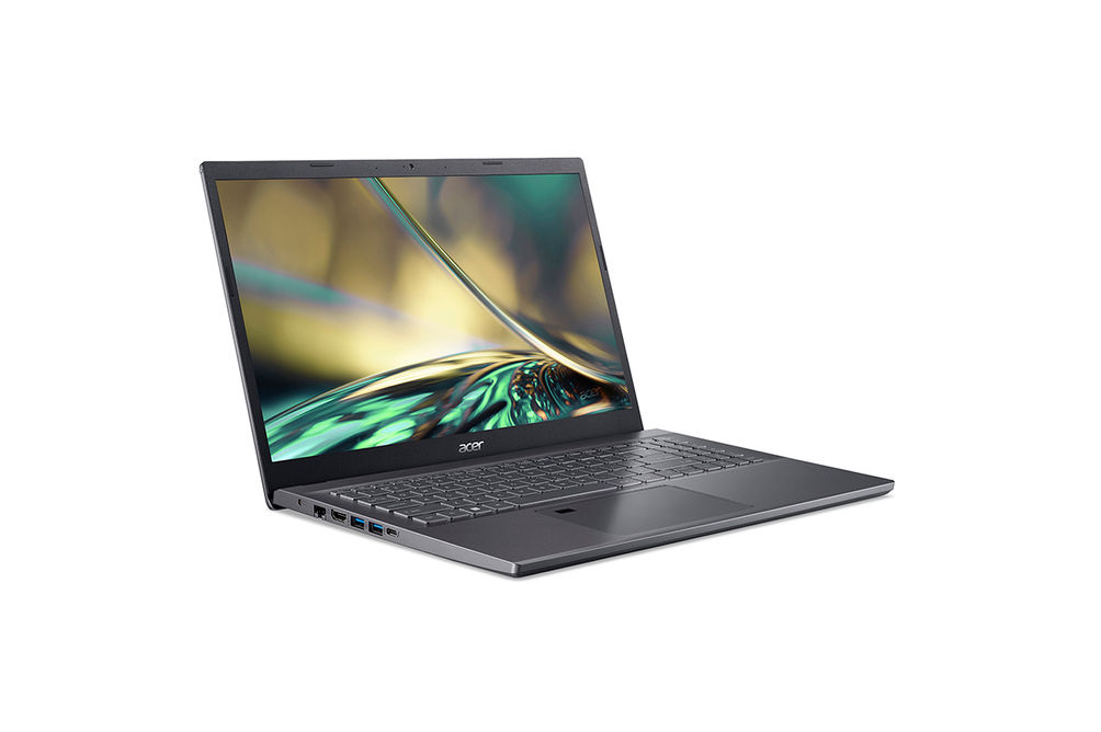 Acer 15.6 Inch Aspire 5 Intel Celeron i3-1215U Laptop - Side Angle View