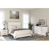 Signature Design by Ashley Gerridan 6-Piece Queen Panel Bedroom Set - Sample Room View