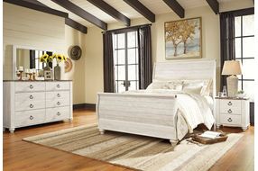 Signature Design by Ashley 6-Piece Willowton Queen Bedroom Set