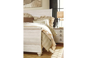 Signature Design by Ashley 6-Piece Willowton Queen Bedroom Set- Detail