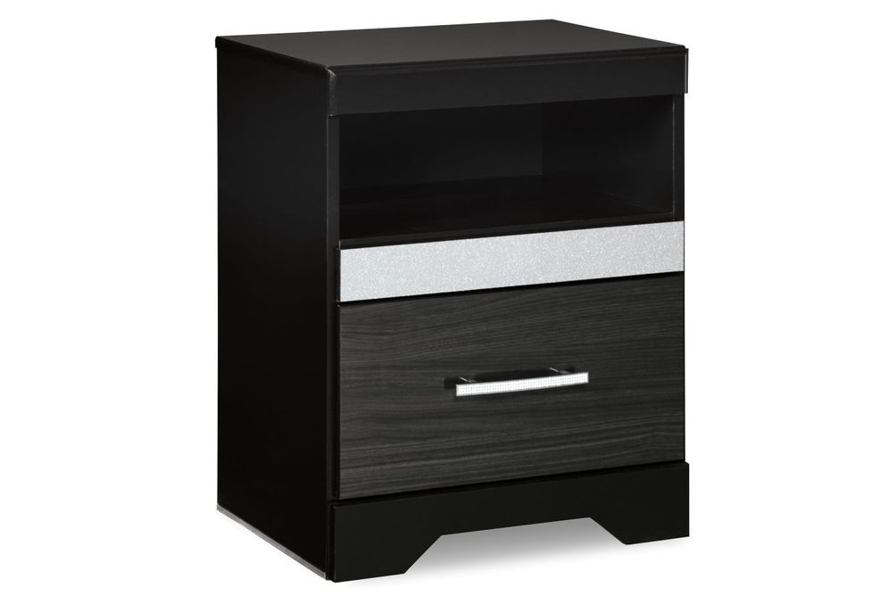 Signature Design by Ashley Starberry 4-Piece Queen Panel Bedroom Set - Nightstand