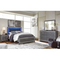 Signature Design by Ashley Lodanna 6-Piece Queen Upholstered Bedroom Set - Sample Room View