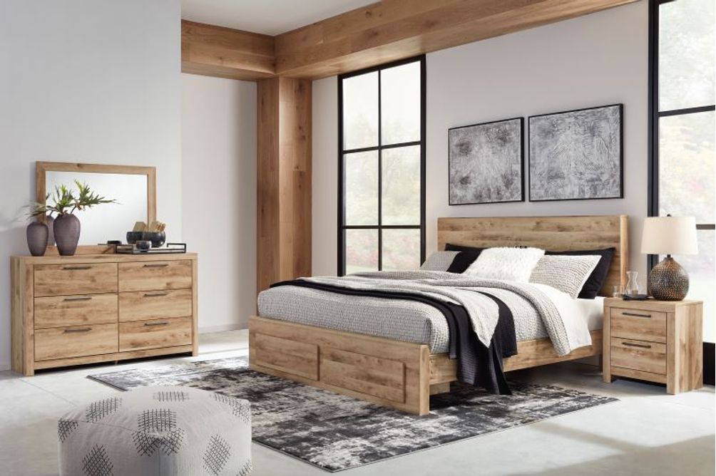 Signature Design by Ashley Hyanna 7-Piece Queen Storage Bedroom Set- Sample Room View