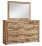 Signature Design by Ashley Hyanna 7-Piece Queen Storage Bedroom Set- Dresser and Mirror