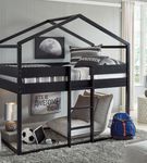 Signature Design by  Ashley Flannibrook Twin over Twin Loft Bed- Sample Room View