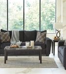 Benchcraft Wixon-Slate Sofa and Loveseat - Sample Room View