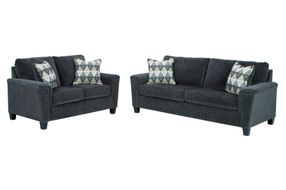 Signature Design by Ashley Abinger-Smoke Sofa and Loveseat 