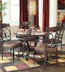 Signature Design by Ashley Glambrey 5-Piece Dining Set - Sample Room View