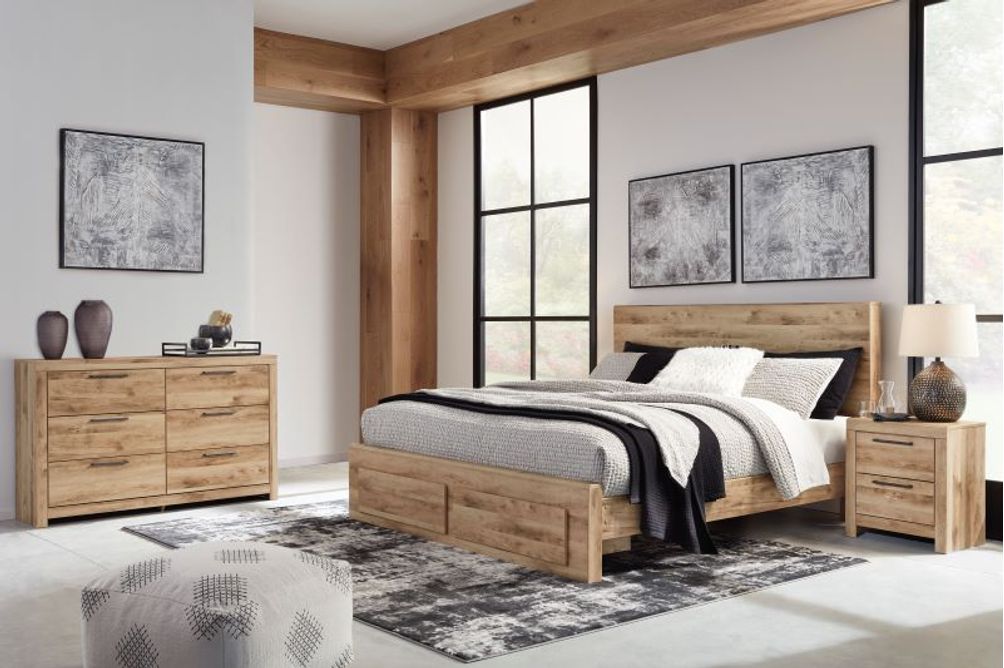 Signature Design by Ashley Hyanna 6-Piece Queen Storage Bedroom Set- Sample Room View