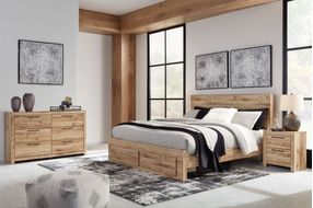 Signature Design by Ashley Hyanna 6-Piece Queen Storage Bedroom Set- Sample Room View