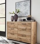 Signature Design by Ashley Hyanna 6-Piece King Storage Bedroom Set- Dresser