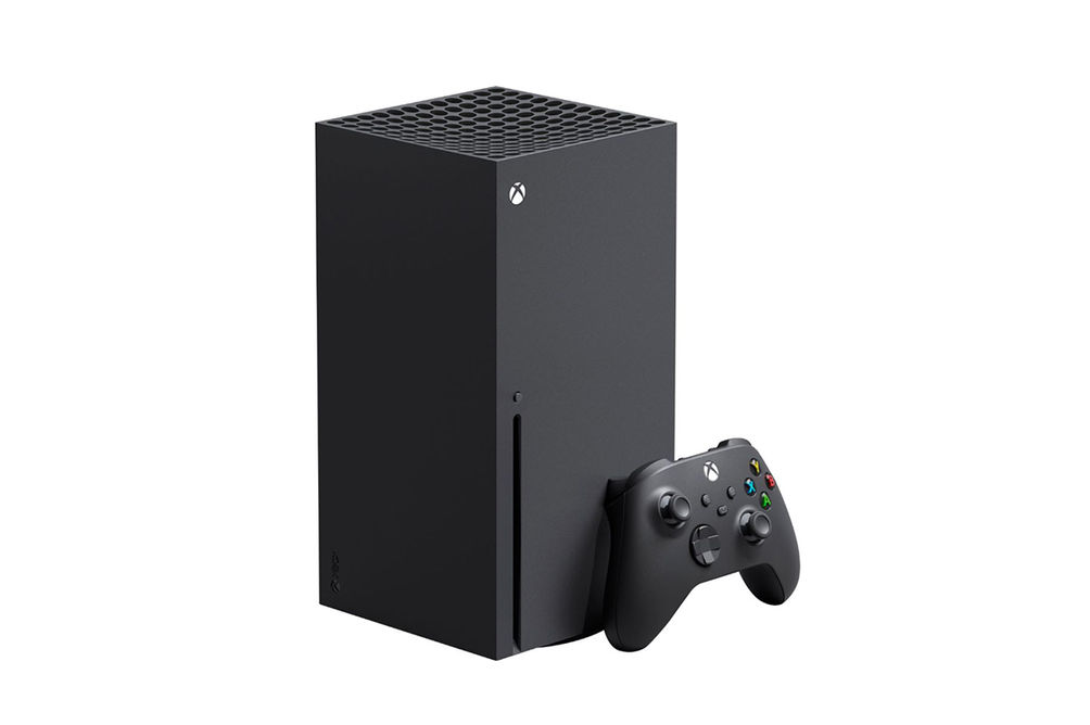 Microsoft Xbox Series X 1TB Console - Black - Side View