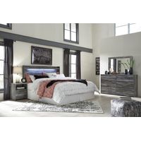 Signature Design by Ashley Baystorm 4-Piece King Panel Bedroom Set - Sample Room View