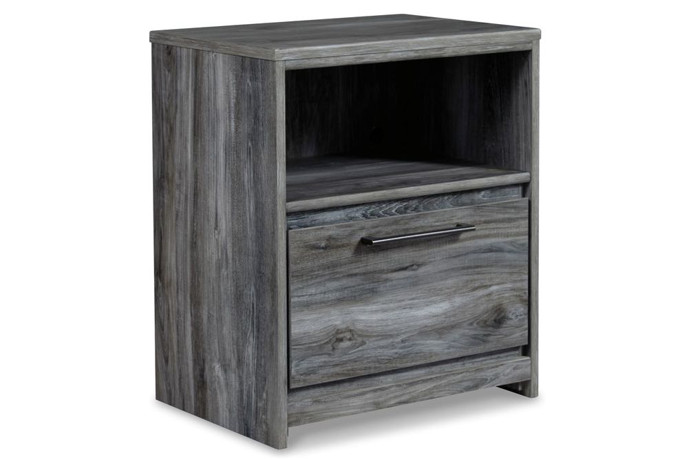 Signature Design by Ashley Baystorm 4-Piece King Panel Bedroom Set - Nightstand