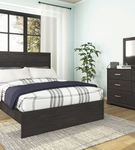 Signature Design by Ashley Belachime 5-Piece King Panel Bedroom Set- Sample Room View