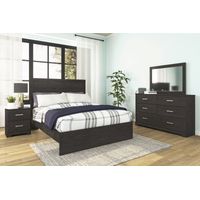 Signature Design by Ashley Belachime 5-Piece King Panel Bedroom Set- Sample Room View