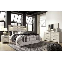 Signature Design by Ashley Cambeck 4-Piece Queen Bedroom Set- Sample Room View