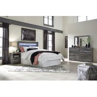 Signature Design by Ashley Baystorm 4-Piece Queen Panel Bedroom Set - Sample Room View