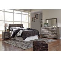 Signature Design by Ashley Derekson 4-Piece Queen Panel Bedroom Set - Sample Room View