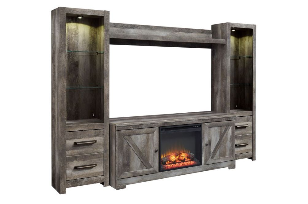 Signature Design by Ashley Wynnlow 5-Piece Entertainment Center with Electric Fireplace Insert